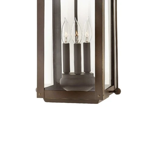 Hinkley Lighting 1852-LL Anchorage 3 Light 11"W Heritage Outdoor - Aged Zinc - Picture 3 of 8