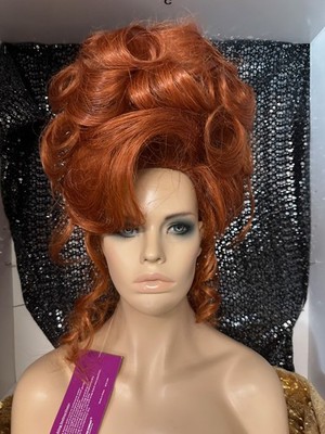 SIN CITY WIGS LOVELY  updo fire red showstopper drag delight