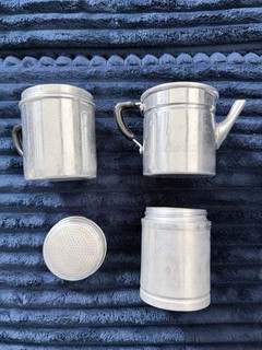 Vintage ILSA Coffee Pot Percolator Made In ITALY Camping Kitchen Decor Aluminum