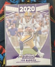 2020 Contenders DP Joe Burrow Draft Class Rookie #1