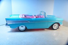 Vintage Barbie Doll 1988  '57 Chevy Teal/Turquoise Blue Bel Air Convertible