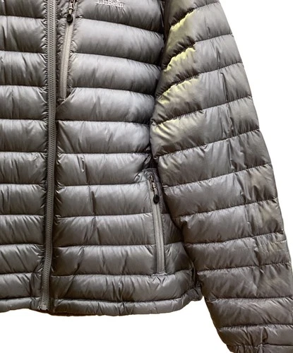 L.L.Bean Outdoor Puffer Jacket Men's Size XL Gray/Yellow image 9