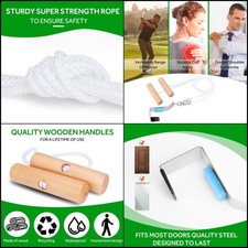 Over The Door Shoulder Pulley for Physical Therapy Rehab Exerciser