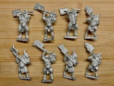 Citadel Warhammer Pestigor Nurgle Beastman Chaos Metal X8 OOP !
