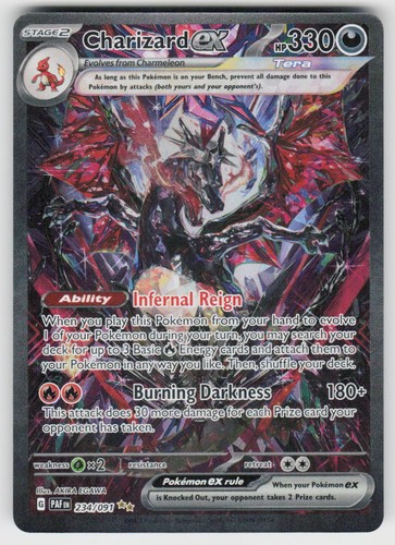 Charizard ex 234/091 Special Illustration Rare Paldean Fates Pokemon Holo NM