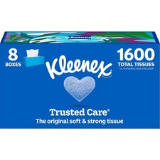 Facial Tissues 2-Ply Soft Strong Absorbent 8 Packs Household Use