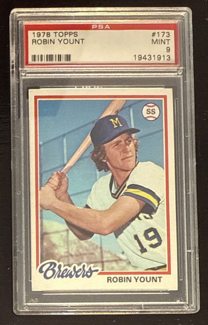 1978 Topps #173 / Robin Yount / PSA 9 MINT