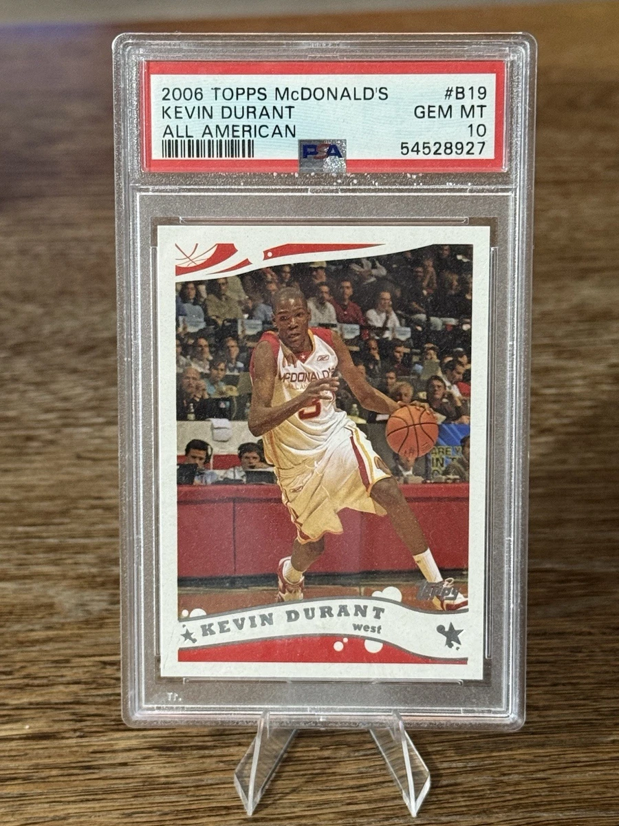 Kevin Durant Basketball Grade 10 Rookie Sports Trading Cards
