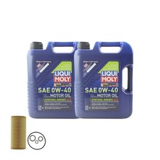 10L Liqui Moly Synthoil Energy A40 0W-40 Mahle Engine Oil Change Kit for W221