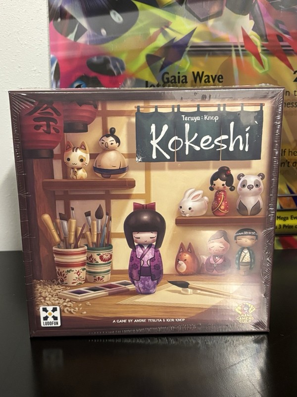 New Kokeshi Board Game Family Night Grand Gamers Guild Ludofun