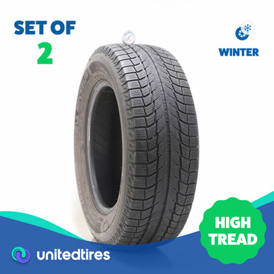 Set of (2) Used 265/60R18 Michelin Latitude X-Ice Xi2 110T - 8.5/32