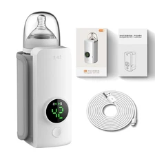 Fast Heating Portable Bottle Warmer,Travel-Easy,18W Fast Charging,6-Speed