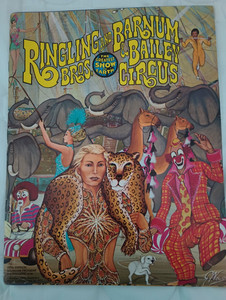 1977 Ringling Bros. and Barnum & Bailey Souvenir Circus Program 107th Edition