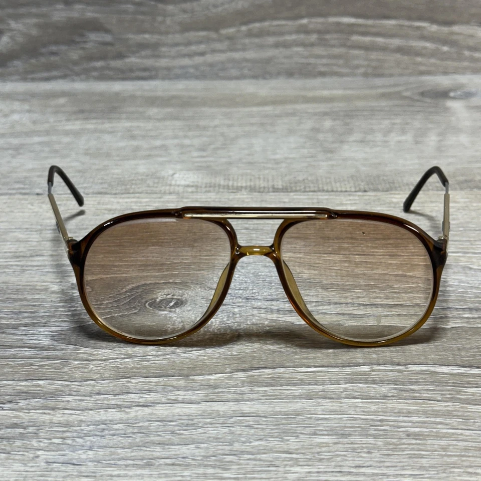 Marcos de gafas de aviador Carrera 5300E Optyl Vario 56-16 marrón tortuga de colección Foto 2 de 4