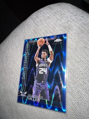 2025-26 Topps Chrome - Brandon Miller #89 Blue RayWave Refractor /150
