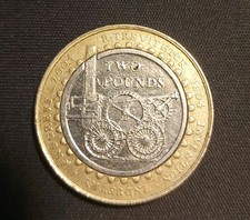 2004 Steam Locomotive £2 Pound Coin Circulated.