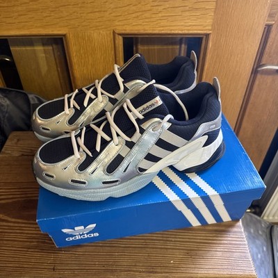 ADIDAS ORIGINALS EQT GAZELLE SCHUHE - WEISS / MARINEBLAU / SILBER - GRÖSSE 11,5