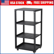 12U 15U 20U Open Frame Network Rack for IT  AV Gear Floor Standing Wall Mount