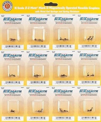 Bachmann Magnetic Oper EZ Mate MK II Cplrs Short (12pr) - N Scale