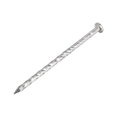 Stainless steel spiral nails stem spiral nail 77mmx3mm (LxD), 12 pcs