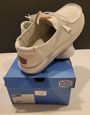Hey Dude Womens Shoes Wendy Stretch Canvas White Size 8 New In Box