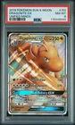 POKEMON  DRAGONITE UNIFIED MINDS GX #152/236 HOLO PSA 8 NM