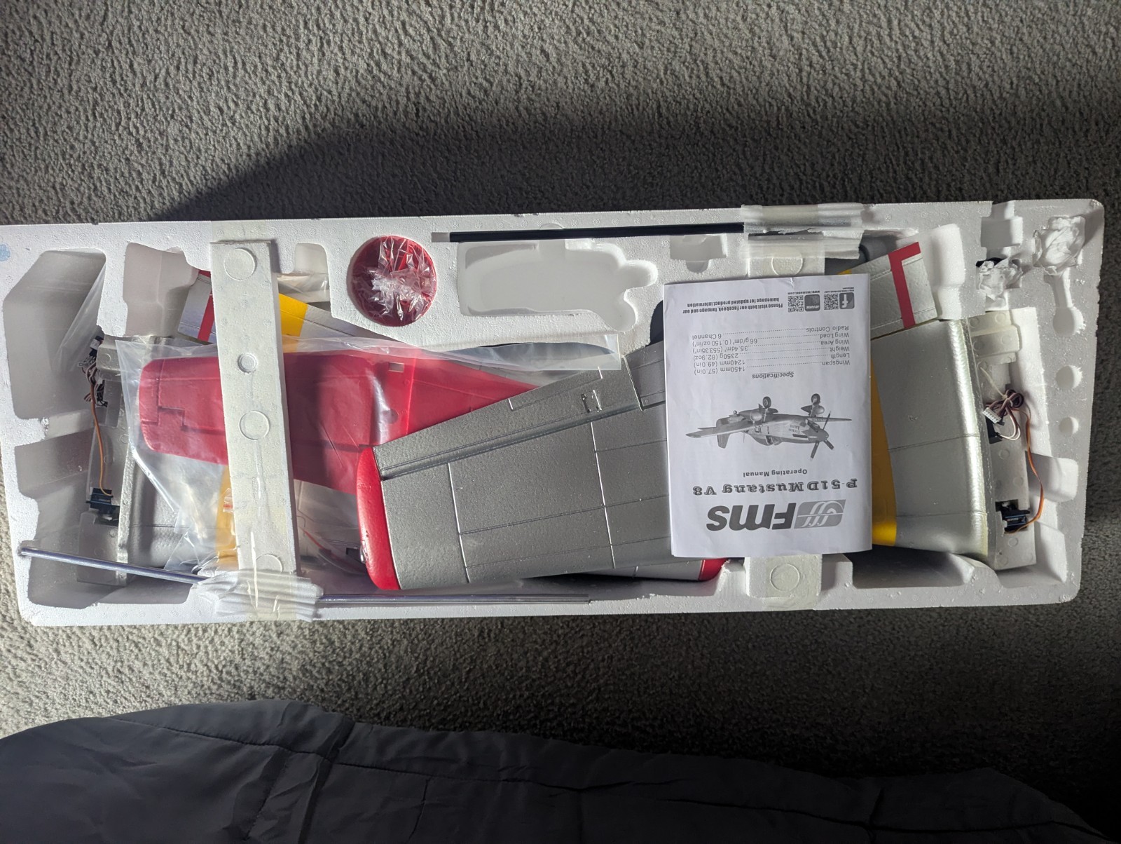 FMS Mustang P51D 1450mm RC Airplane ✈️