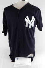 2019 New York Yankees Danny Farquhar #36 Game Issued P Used Navy Jersey ST P 5