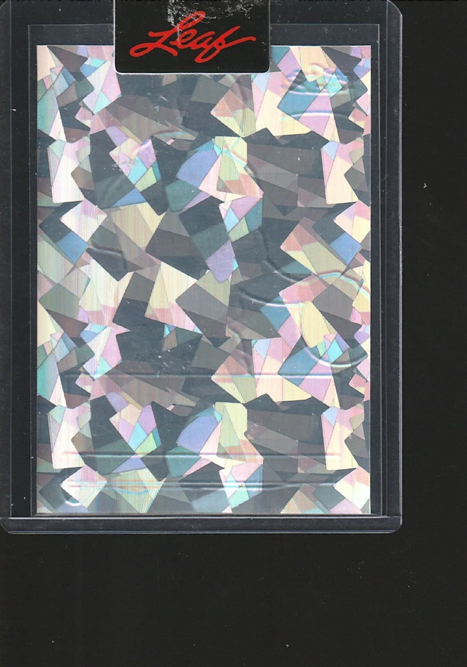 NATE ROBINSON 2024 Leaf Metal Signature Series Pre-Production Proof 1/1 card ICE - Image 2 of 2