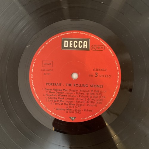 Rolling Stones Portrait German Import Vinyl 2LP Set 1981 Decca Records - Picture 8 of 24