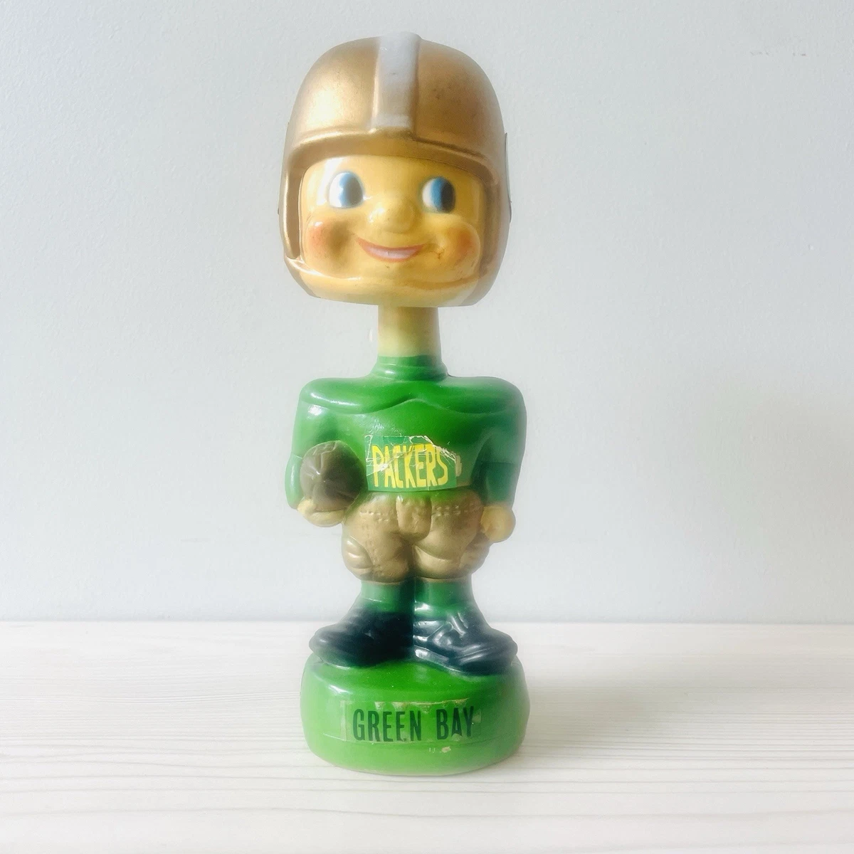NFL グリーンベイ パッカーズ ビンテージ ボブルヘッド 首振り人形 Green Bay Packers Football Vintage Bobble Heads for sale | eBay