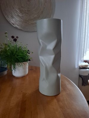 CREATIV HOME TISCH- BODENVASE KERAMIK, grau ca. H 33