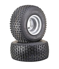 WANDA ATV Golf Cart tire & Wheel 18X9.5-8 4PR with 4x4" Silver Wheel-10324,SET 2