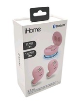 iHome Pink XT  59 True Wireless Earbuds, Includes Charging Travel Case