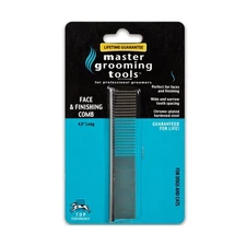 Master Grooming Tools 4.5 Inch Greyhound Pet Grooming Comb, Fine and Coarse