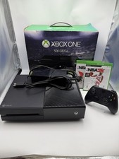 Microsoft Xbox One 500GB Konsole Schwarz mit Controller 2x Spiele Blitzversand