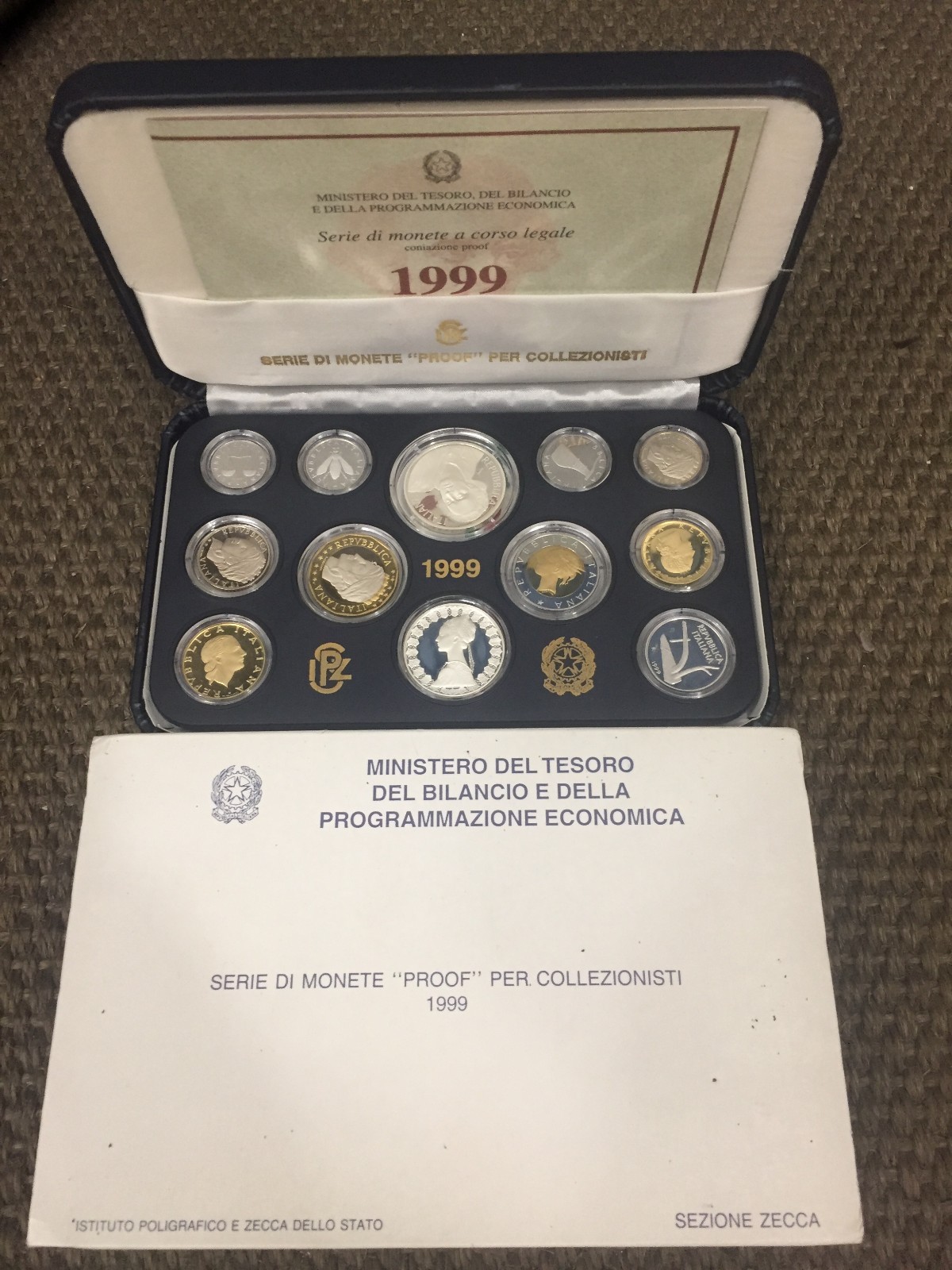 San Marino: Serie Zecca 1985 (9 Pezzi