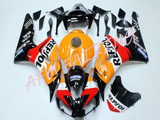 Carena carrozzeria stampo iniezione ABS REPSOL arancione nero per CBR1000RR 2006 2007