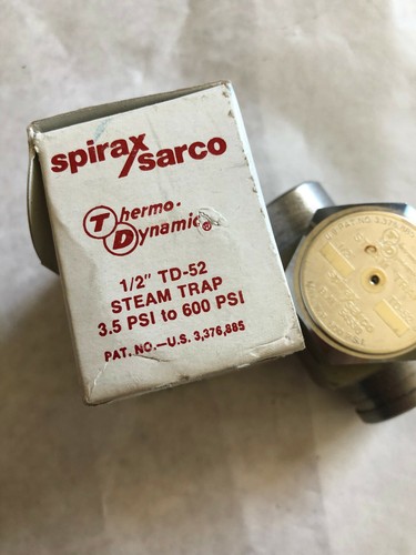 NEW 1/2" SPIRAX SARCO TD52 STEAM Trap,BM 54530 THERMO-DYNAMIC STEAM TRAP,EO - Picture 10 of 10