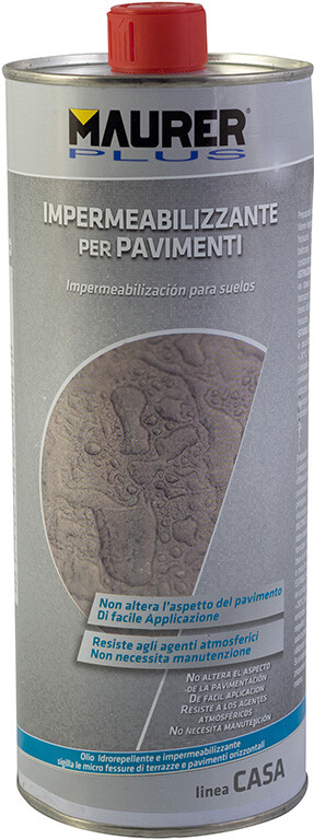 IMPERMEABILIZZANTE PER PAVIMENTI MAURER PLUS LT. 1