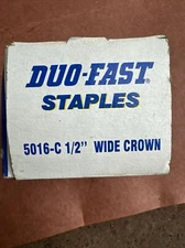 Duo-Fast 5016-C 1/2" Series Wide Crown Staples (5,000Ct)