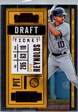 2020 Panini Contenders #69 Bryan Reynolds Draft Ticket Red #/99