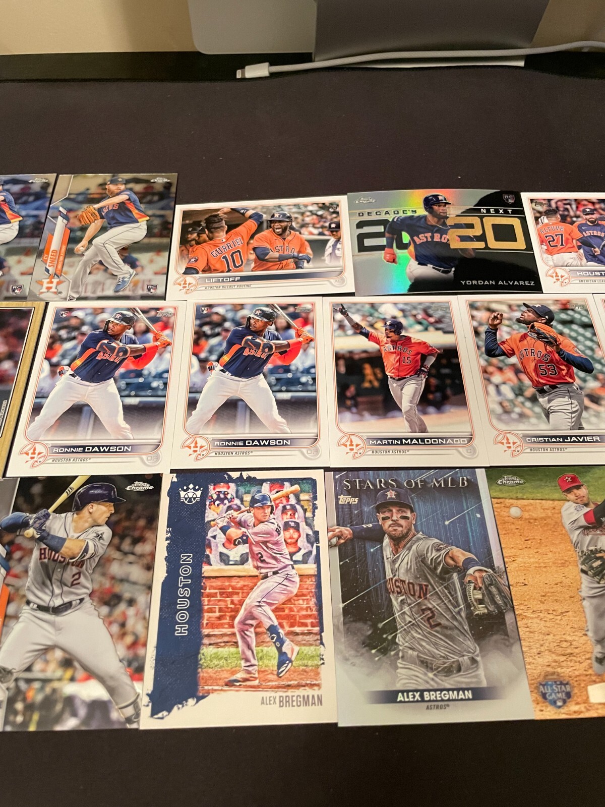 Topps MLB Baseball Card Lot RC Chrome Series 1 Houston Astros Altuve