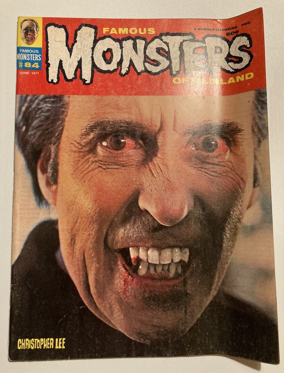 famous MONSTERS マガジン Vintage Horror Monster Magazine Famous Monsters #168 Oct