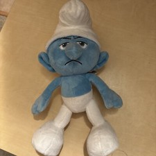 Muñeco de peluche Pitufo gruñón Los Pitufos 11 pulgadas de alto 2011