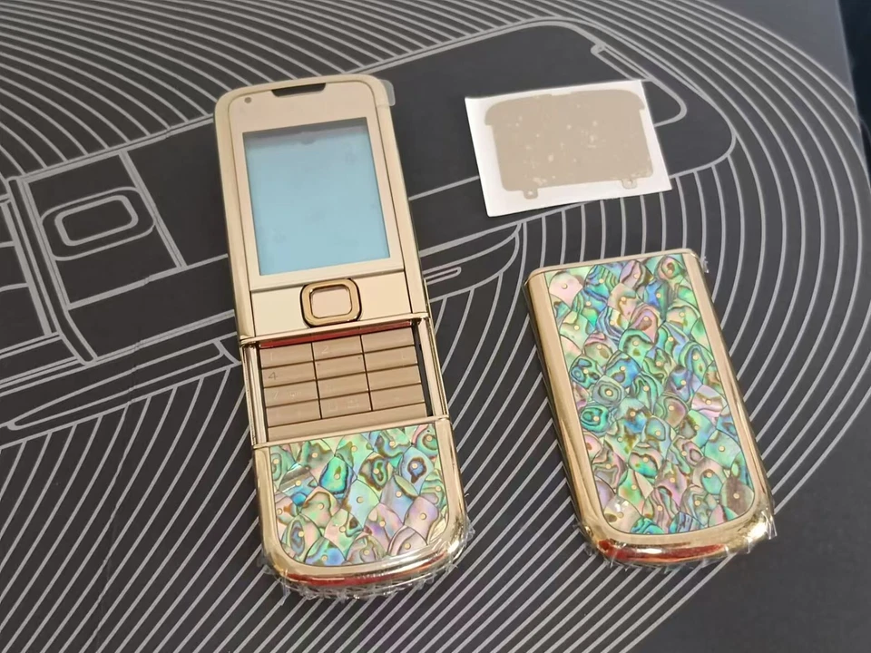 LUJO RARO Nokia 8800 Oro Arte 8800e-1 Piezas Teléfono Móvil Carcasa Fundas Estuches Foto 3 de 4