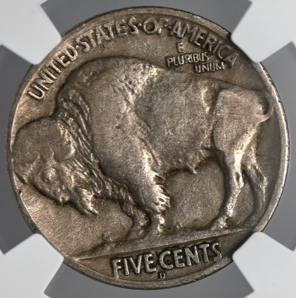 1919-D  5C BUFFALO NICKEL  NGC F12  #6849316-021  FRESHLY GRADED - Image 3 of 4