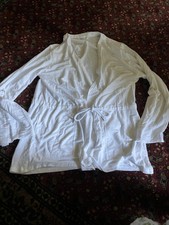 White Lightweight Stretchy Jacket Pl