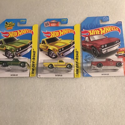 Hot Wheels DATSUN 620 8台セット Hot wheels (3) Datsun 620 yellow Kmart exc. new on card B41 | eBay