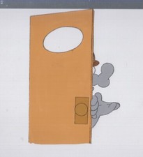 Original Cel Ottifanten Unikat Handgemalt Original Art Otto Waalkes Bommel Trick